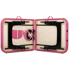 Nešiojamas kosmetologinis ir masažo gultas Estetic Blush Comfy Base K510, rožinis – AVENO LIFE