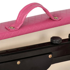 Nešiojamas kosmetologinis ir masažo gultas Estetic Blush Comfy Base K510, rožinis – AVENO LIFE