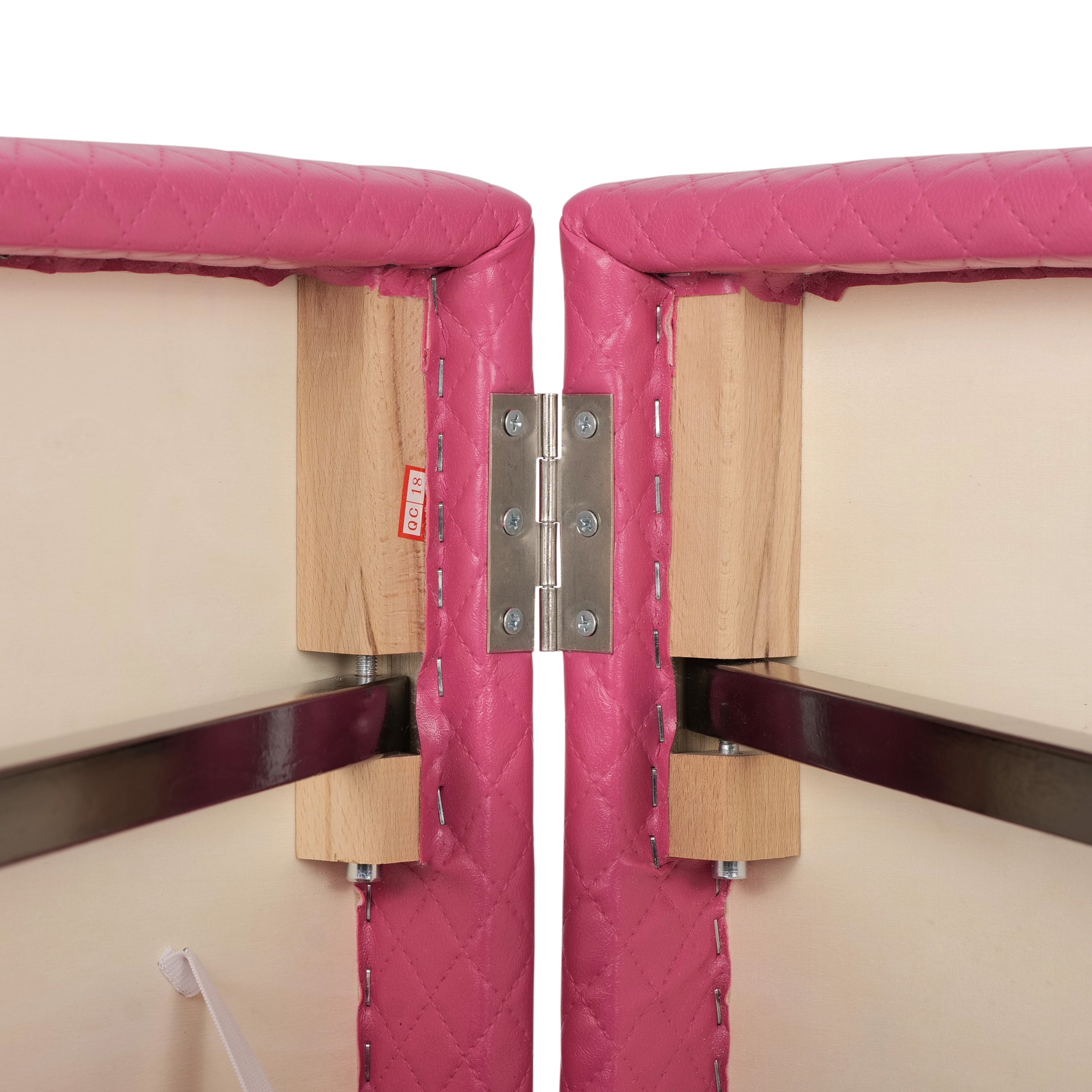 Nešiojamas kosmetologinis ir masažo gultas Estetic Blush Comfy Base K510, rožinis – AVENO LIFE