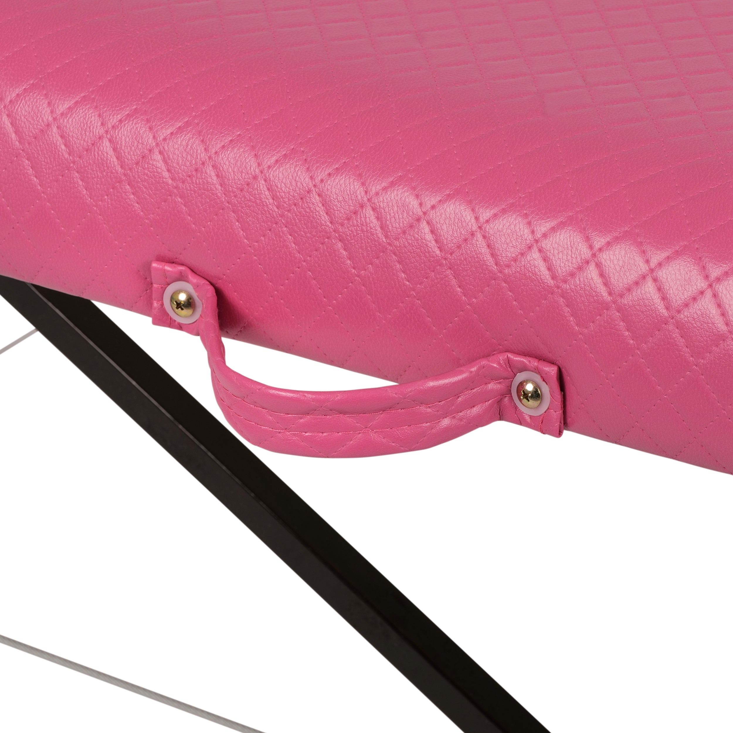 Nešiojamas kosmetologinis ir masažo gultas Estetic Blush Comfy Base K510, rožinis – AVENO LIFE