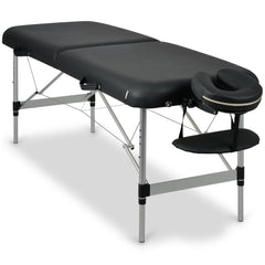 Nešiojama kosmetologinė ir masažo lova „Aveno Life Estetic Dark Comfy Base K515“ – juoda
