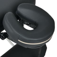 Nešiojama kosmetologinė ir masažo lova „Aveno Life Estetic Dark Comfy Base K515“ – juoda