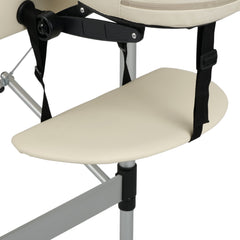 Nešiojama kosmetologinė lova „Aveno Life Estetic Light Comfy Base“ – smėlio spalvos