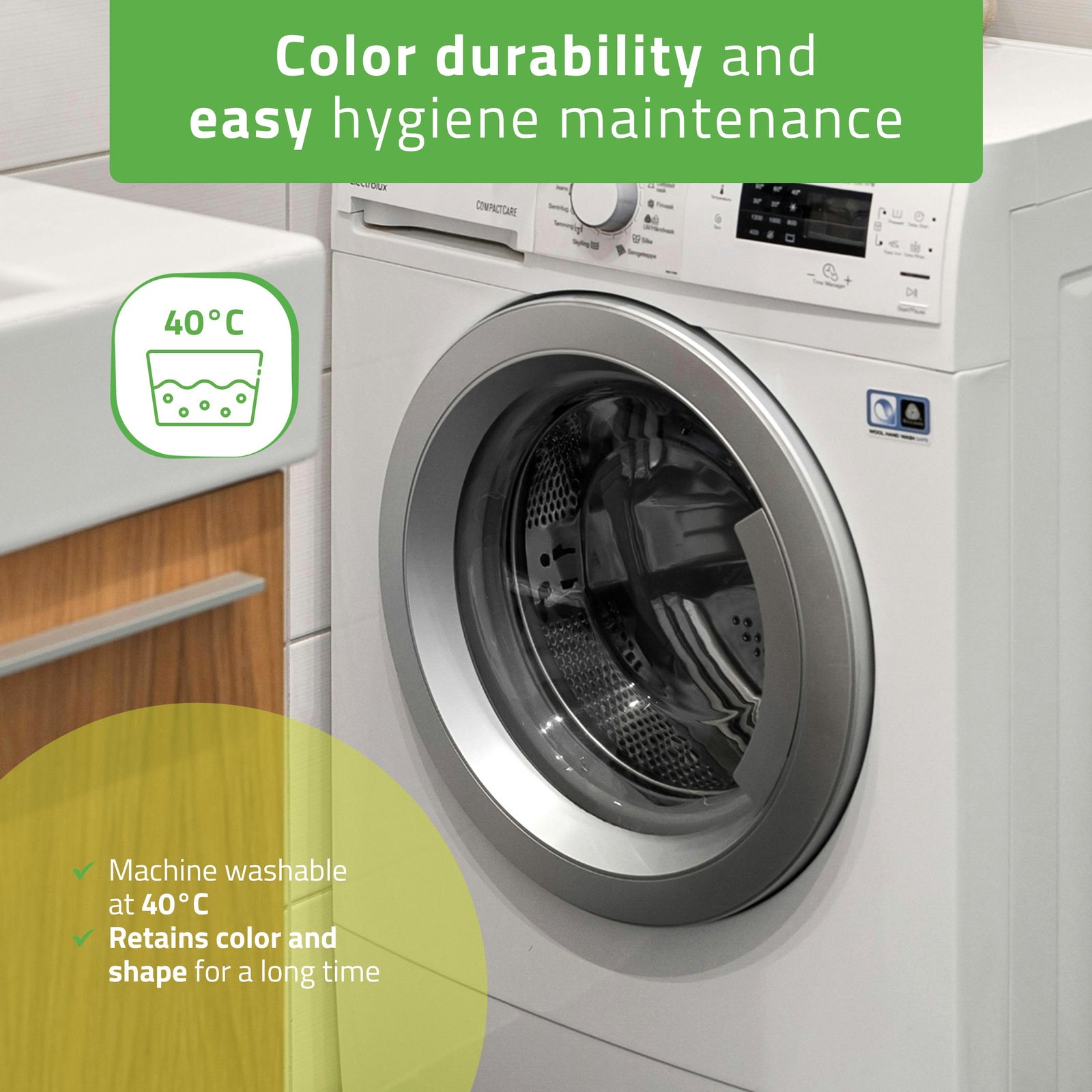 Veliūrinių užvalkalų komplektas Habys Prestia, baltas