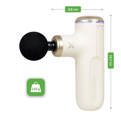 Mini masažo pistoletas Habys Pulse Mini – Ivory