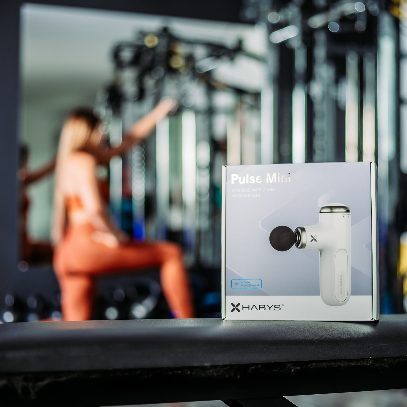 Mini masažo pistoletas Habys Pulse Mini – Ivory