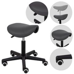 Meistro kėdutė balnas – Habys LUMO Comfy Base K521, pilka