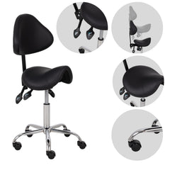 Saddle stool Sola, Comfy Base k515 black