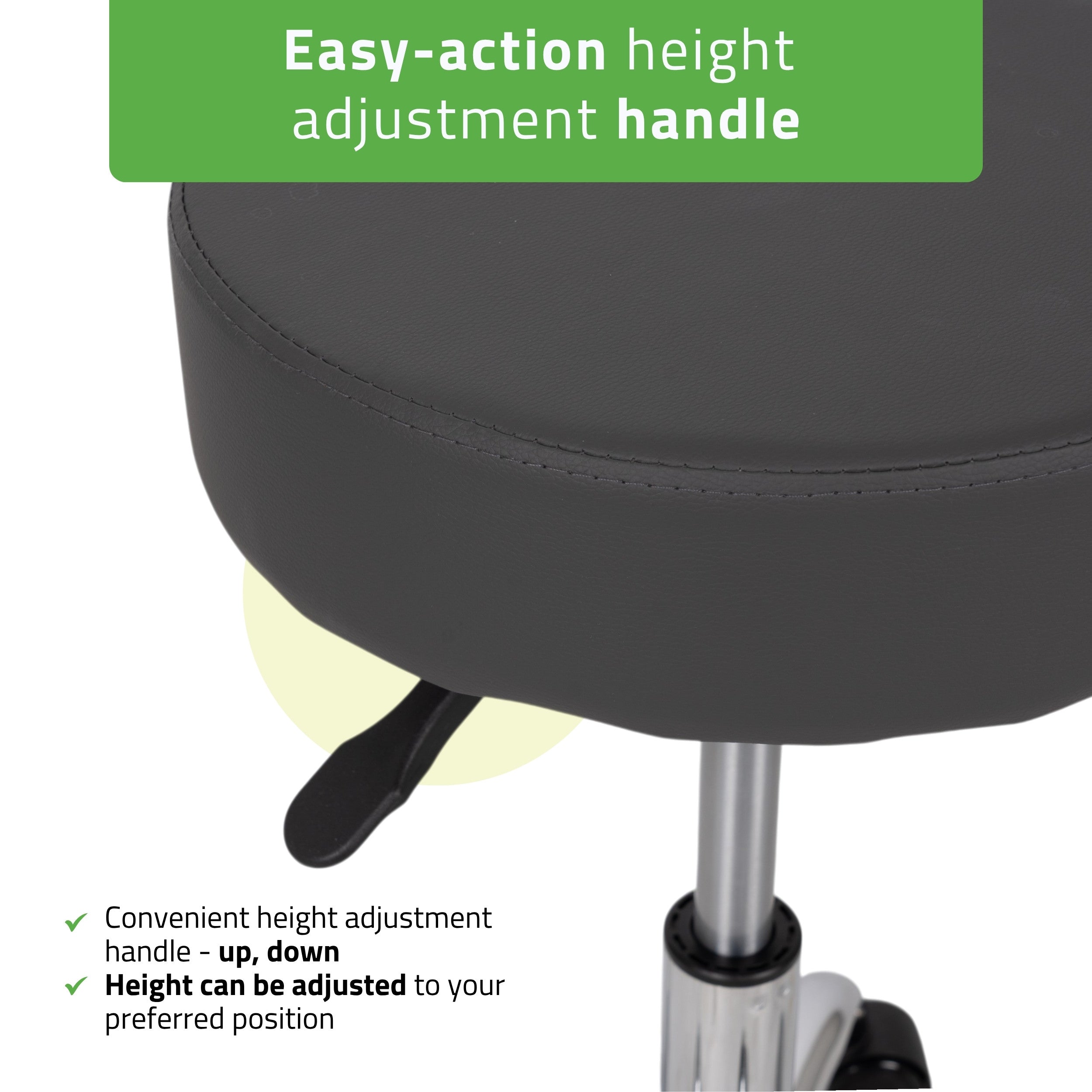 Stool TILA, Comfy Base k521 grey