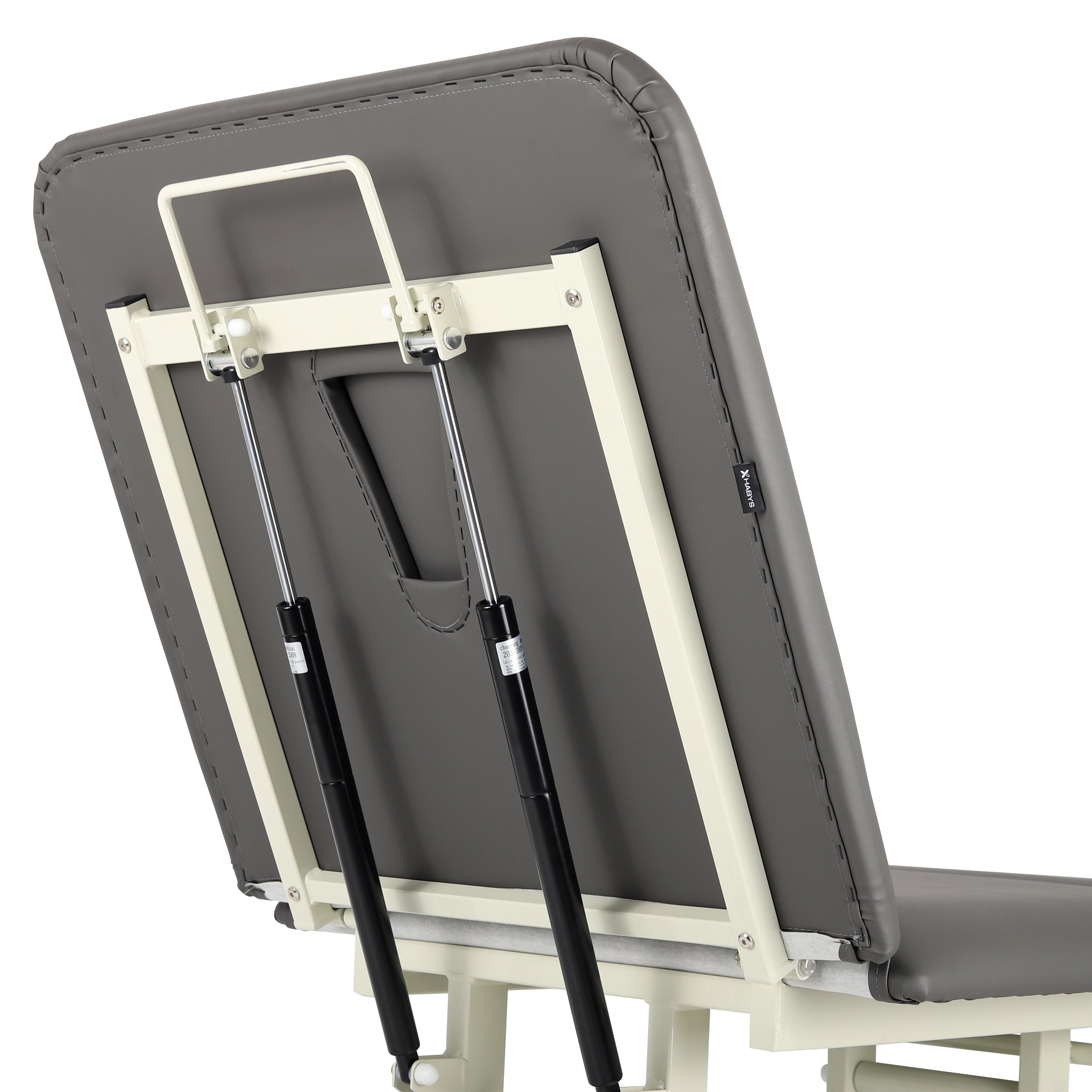 Terapinis stalas Ultima H2 – pilkas, 2 dalių, hidraulinis reguliavimas, su ratukais