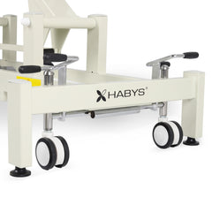 Terapinis stalas Ultima H2 – pilkas, 2 dalių, hidraulinis reguliavimas, su ratukais