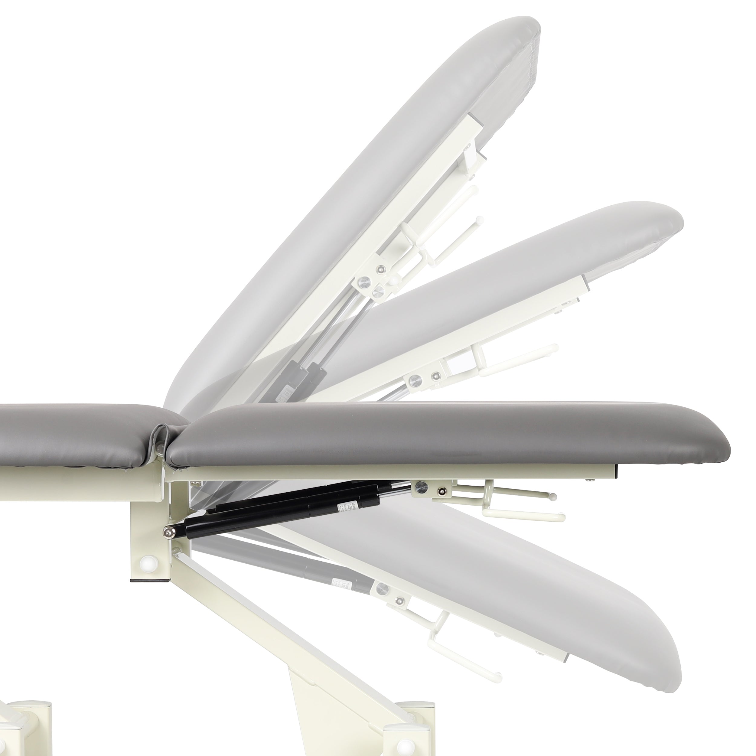 Terapinis stalas Ultima H3 – pilkas, 3 dalių, hidraulinis reguliavimas, su ratukais