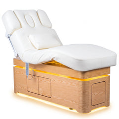 --Vellia White – Electric SPA Bed with Heating and Storage-