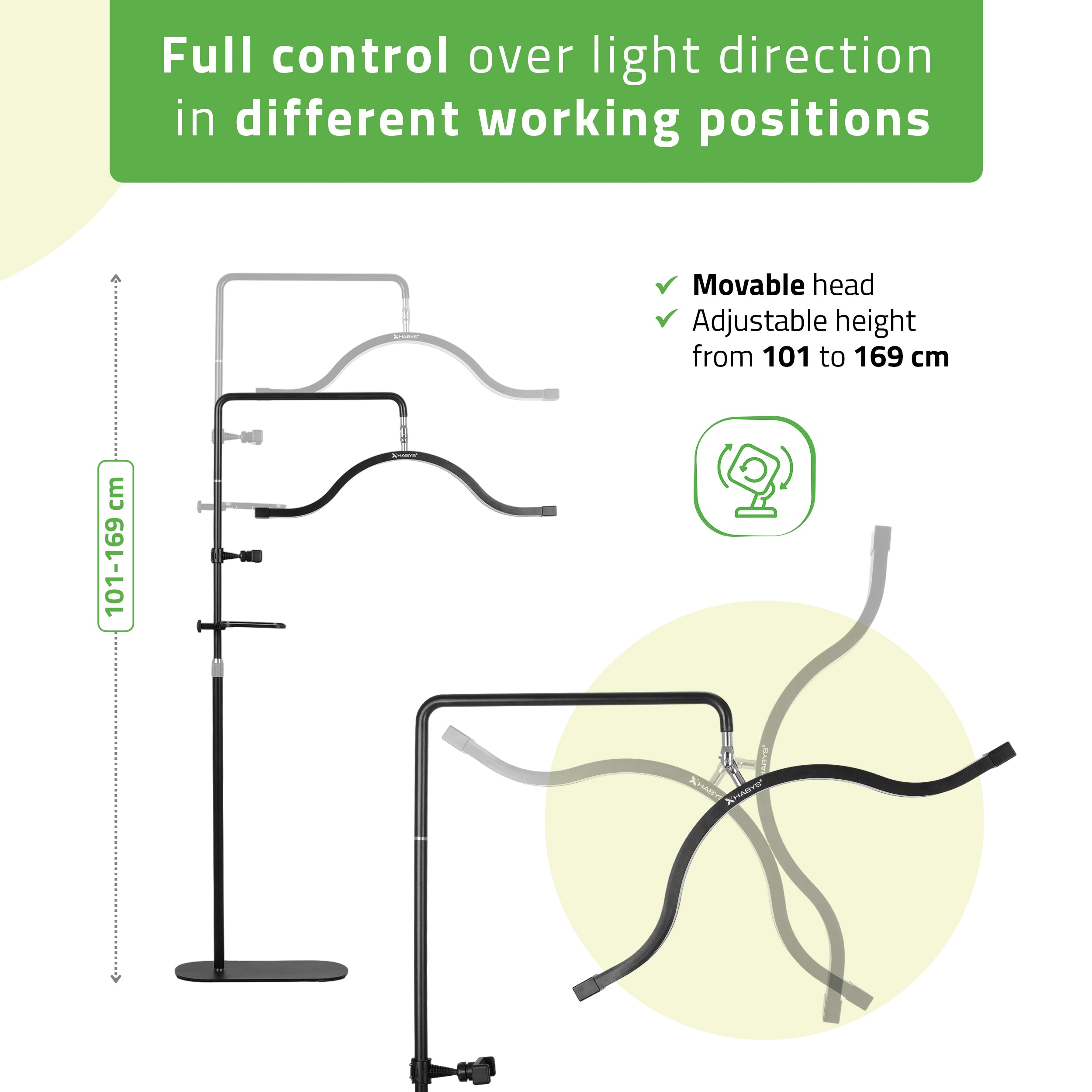 -5-Vena Dark cosmetic lamp, black-5