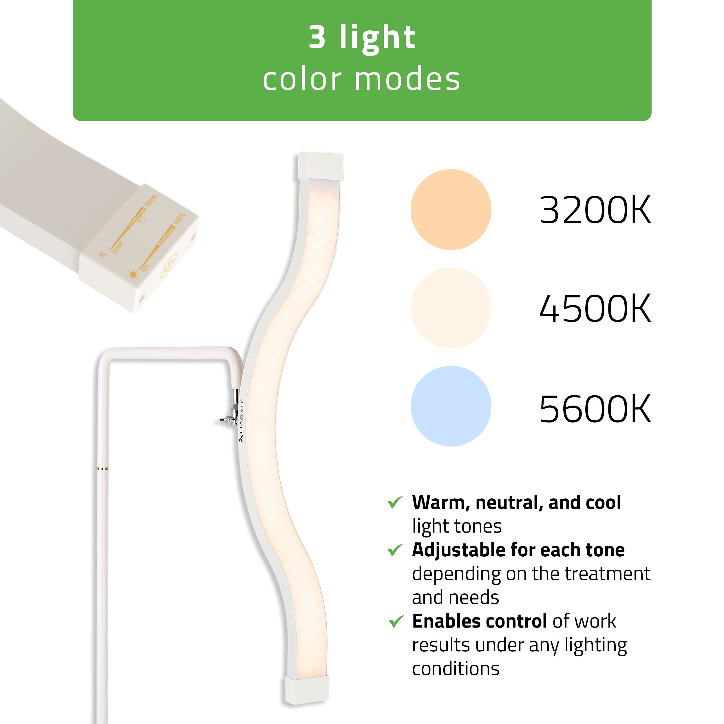 -4-Vena Light cosmetic lamp, white-4