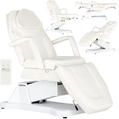 Elektrinis kosmetologinis gultas ERWIN, 1 el. motoras, balta sp.