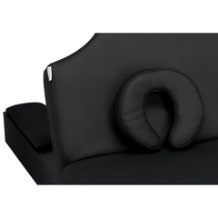 Elektrinis masažo stalas / kosmetologinis gultas su šildymu ir LED apšvietimu F245 – juodas