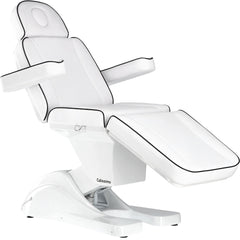 Kosmetologinis gultas LIA, 3 el. motorai, baltas