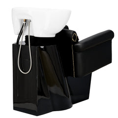 Kirpyklos plautuvė Kiva, juoda