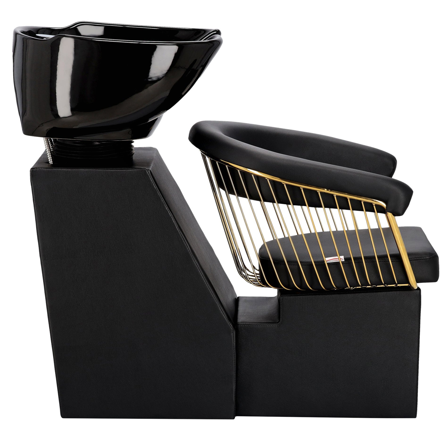 Kirpyklos plautuvė Zoe GOLD - juoda