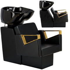 Kirpyklos plautuvė Toma GOLD – juoda