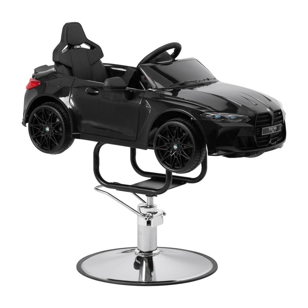 Vaikiška kirpyklos kėdė Gabbiano BMW, juoda
