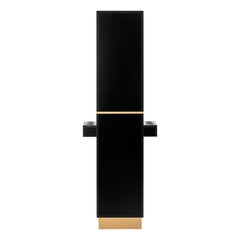 Gabbiano TOTEM kirpėjo darbo vieta, juoda su aukso detalėmis – 5 vaizdas