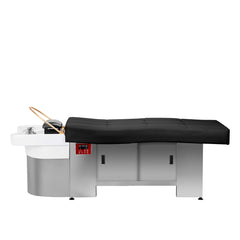 Head SPA plautuvė-gultas Gabbiano 017B, juoda – vaizdas iš šono