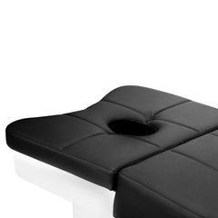 Head SPA plautuvė-gultas Gabbiano 017B, juoda – vaizdas iš galo