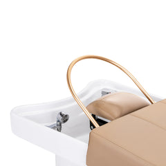 Head SPA plautuvė-gultas Gabbiano 017B, smėlio spalvos – funkcijų detalė