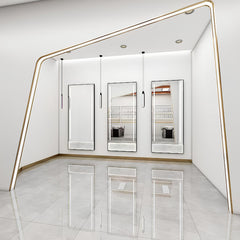 Kirpyklos veidrodis su LED apšvietimu 200×80 PRO acrylic