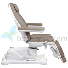 Mazaro BR-6672A elektrinis pedikiūro gultas, 5 el. motorai, latte