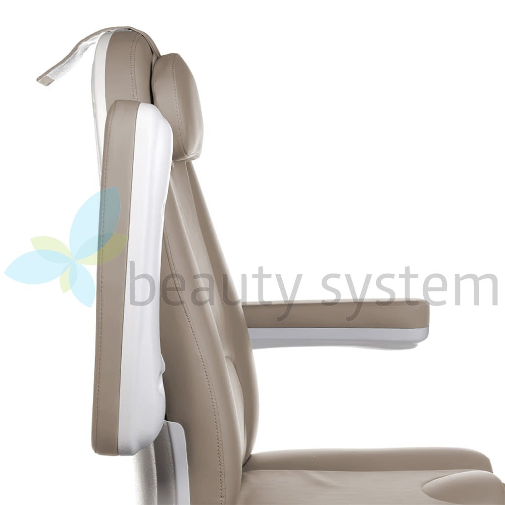 Mazaro BR-6672B elektrinis kosmetologinis gultas, 3 el. motorai, latte