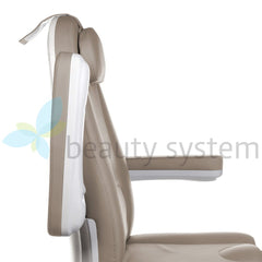 Mazaro BR-6672B elektrinis kosmetologinis gultas, 3 el. motorai, latte