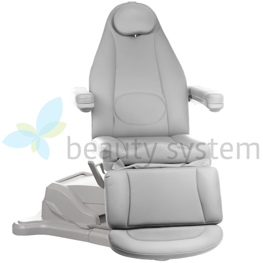 Mazaro BR-6672B elektrinis kosmetologinis gultas, 3 el. motorai, šviesiai pilkas