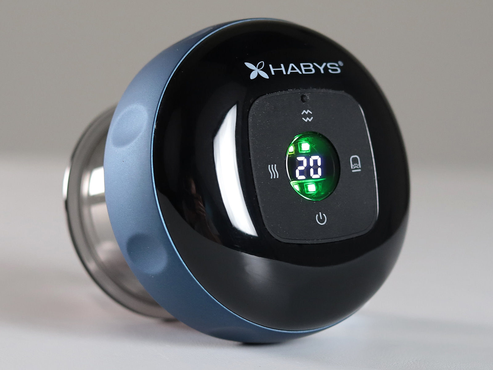 Habys vakuuminis masažuoklis su LCD ekranu, šildymu, raudona šviesa