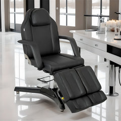 Kosmetologinis hidraulinis gultas - pedikiūro kėdė Habys MAX Nero, juoda