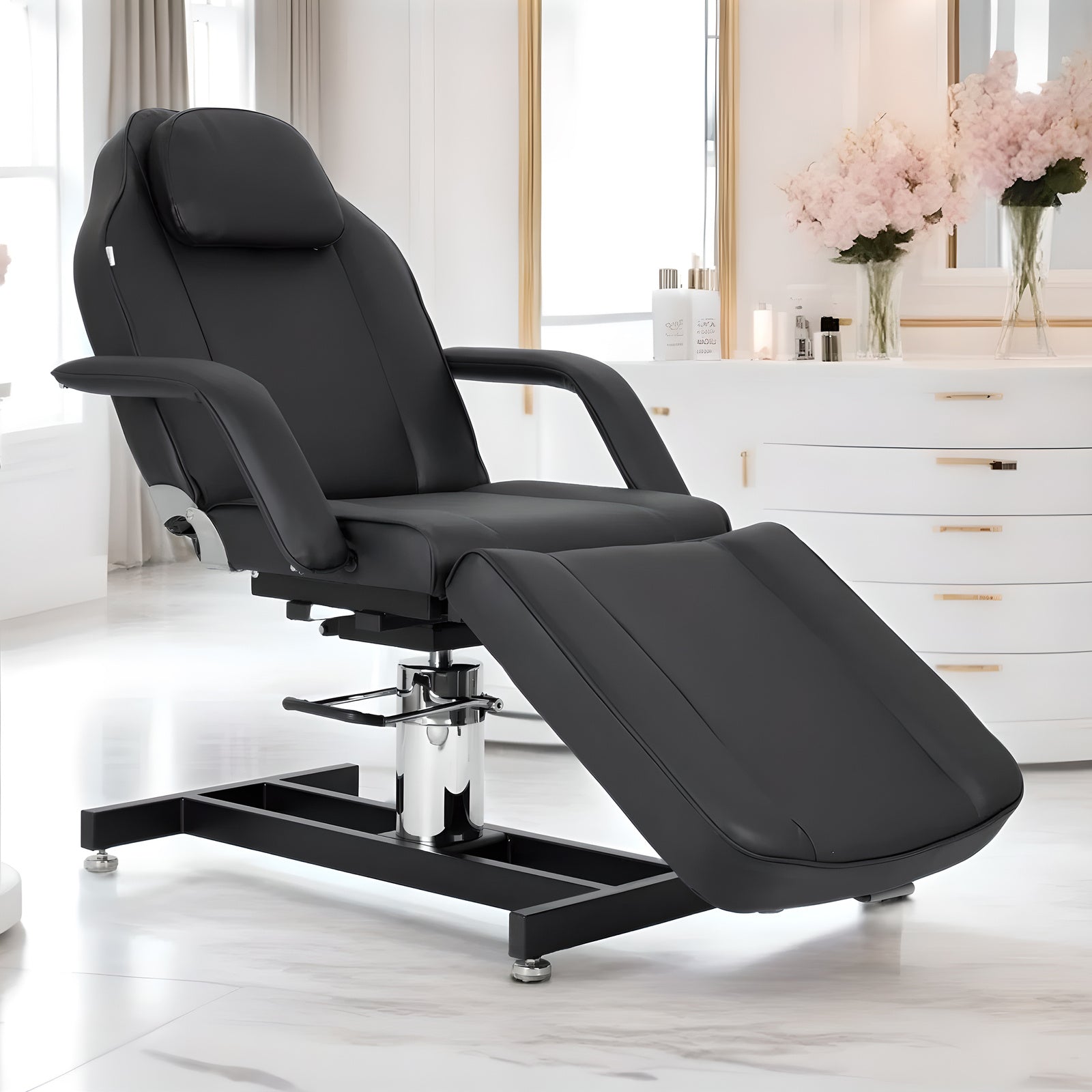 Kosmetologinis hidraulinis gultas su Theo Nero – juodas