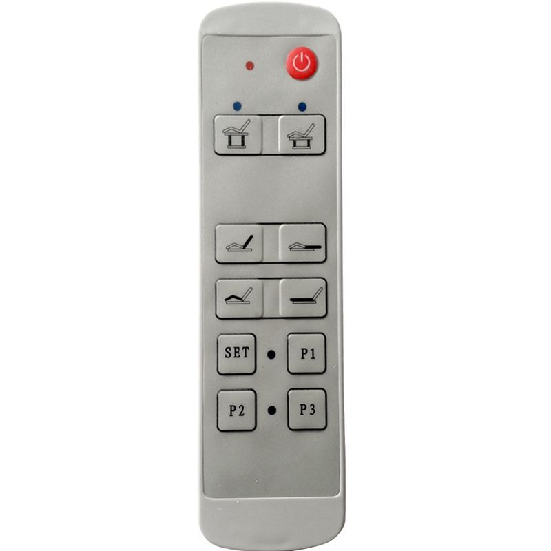 Elektrinis masažo / SPA stalas - lova AZZURRO KRYSTAL 370-3 4 motorai, šildoma (balta)