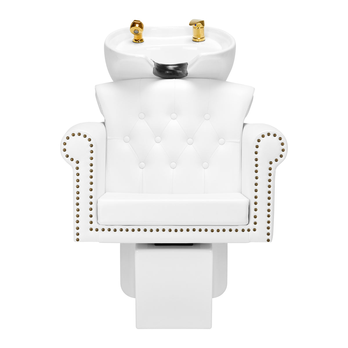 Kirpyklos plautuvė Gabbiano Berlin (balta, aukso)