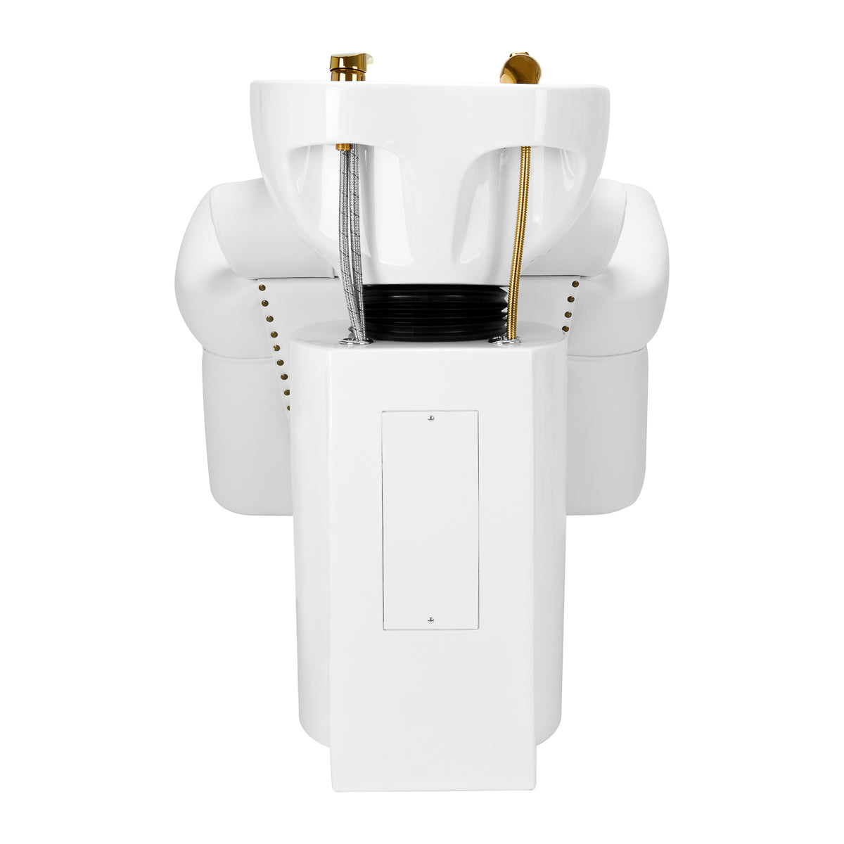 Kirpyklos plautuvė Gabbiano Berlin (balta, aukso)