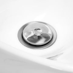 Kirpyklos plautuvė Gabbiano Berlin (balta, aukso)