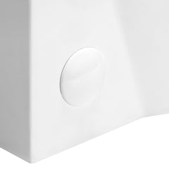 Kirpyklos plautuvė Gabbiano Berlin (balta, aukso)