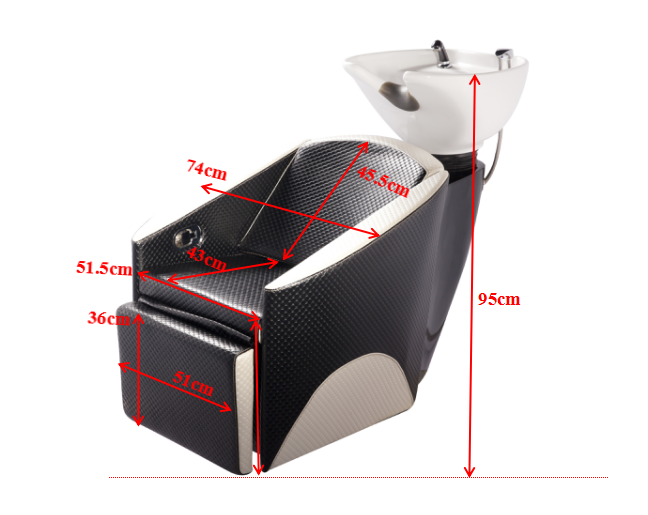 Kirpyklos plautuvė GABBIANO PARIS (juoda)