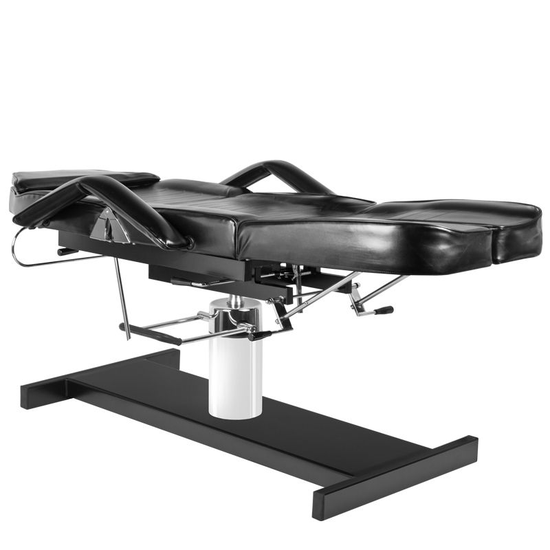 Hidraulinė kosmetologinė kėdė - gultas pedikiūrui 210C (juoda)