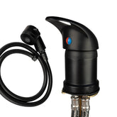 Maišytuvas kirpyklos plautuvei (juodas)