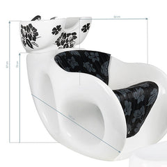 Kirpyklos plautuvė GABBIANO Malwa (balta)