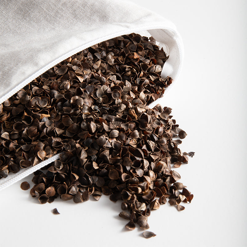 Masažinis akupresūros kilimėlis su pagalve (mėlyna)