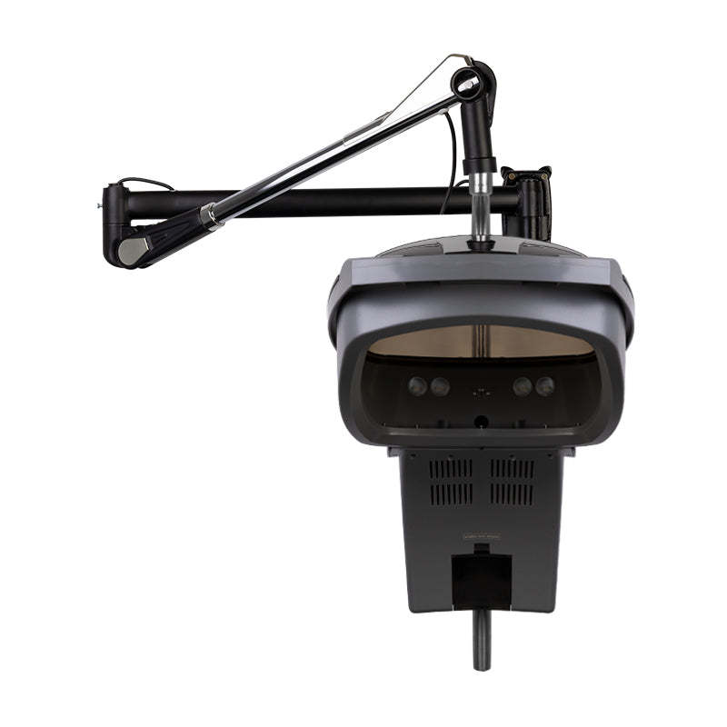 Plaukų drėkintuvas-sauna su ozonu ant stovo 408D Sidabrinis