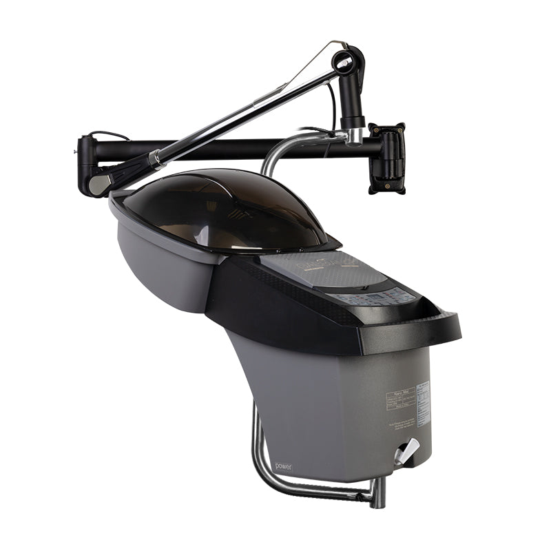 Plaukų drėkintuvas-sauna su ozonu ant stovo 408D Sidabrinis